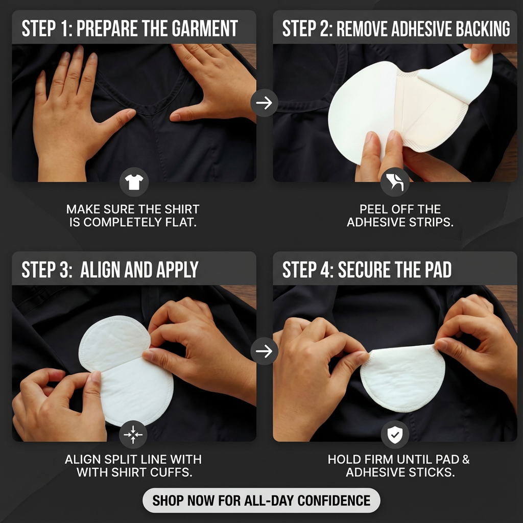 Anti-Sweat Under Arm Patches 20 Pack