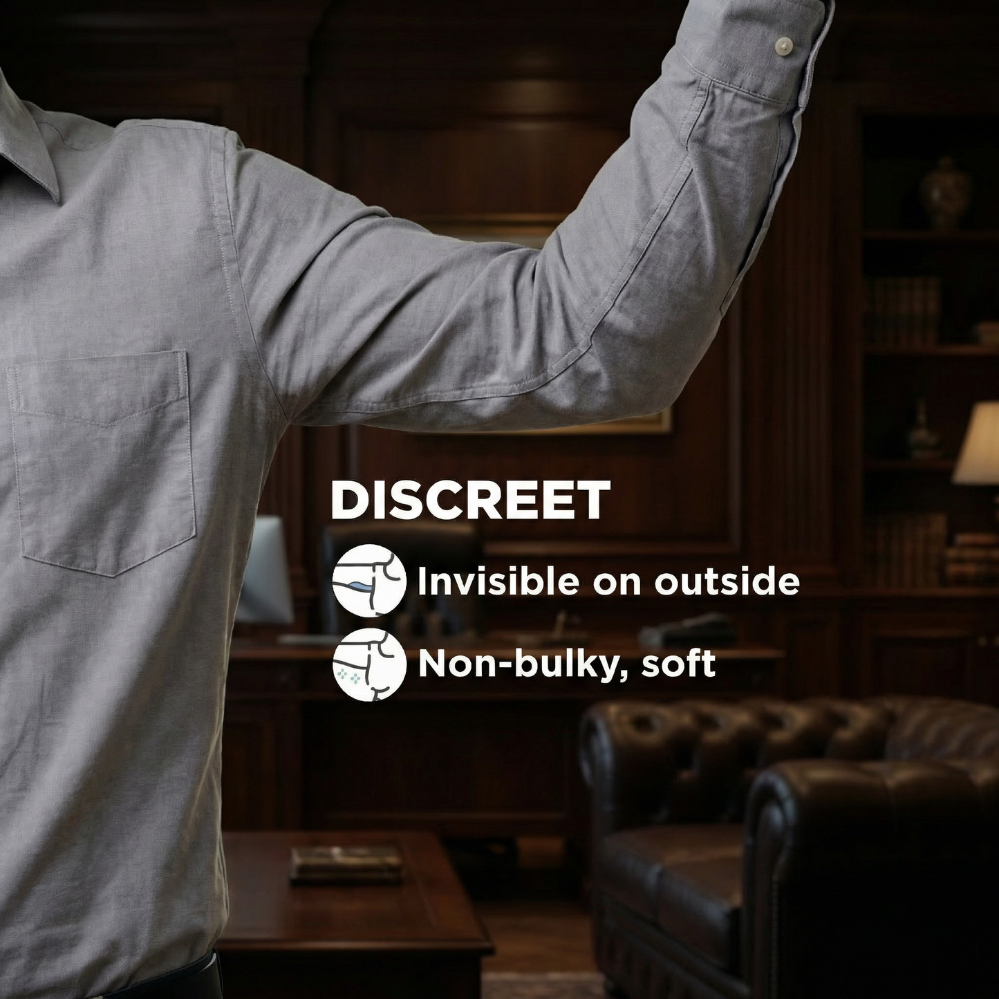 Anti-Sweat Under Arm Patches 20 Pack